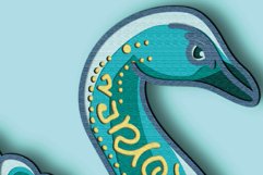 Swan multilayer 3D SVG/ Swan 3D cut Product Image 5