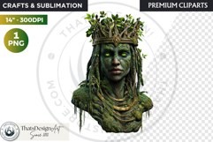 Fantasy Ruler Clipart PNG, Fantasy King &amp; Queen Portrait Product Image 1