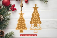 Christmas Tree Ornament Laser Cut Product Image 1
