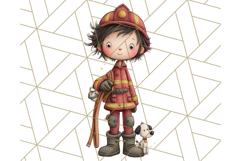 Cute Career Clipart Watercolor Professions Clip Art for Kids Product Image 5