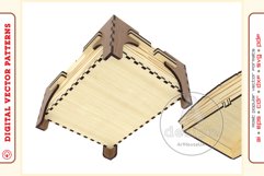 Box Organizer v19 - laser cut file - Glowforge ready SVG Product Image 9