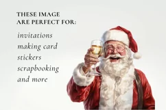 santa claus clipart, christmas clipart sublimation Product Image 3