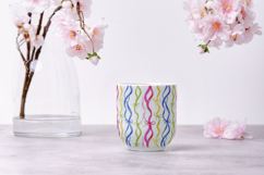 Wavy Hand Drawn Ribbon Digital Paper, Seamless Watercolor Product Image 9