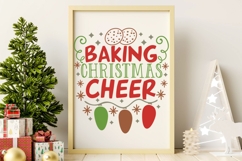 Baking Christmas Cheer Svg, Christmas Holiday Baking Svg. Product Image 2