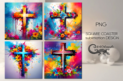 SUPER BUNDLE 2025 | 100 square coaster sublimation designs Product Image 12