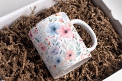 Floral Pattern Watercolor 23 Collection Ai Generated Art Product Image 9