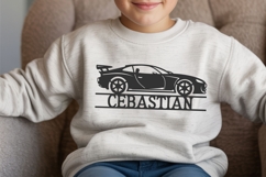 Race Car Monogram SVG | Car Laser Cut | Kids Room Wall Decor Product Image 9