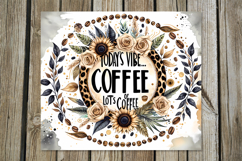 Coffee &amp; flowers | 4 Sublimation Tumbler Designs, P2 Product Image 5