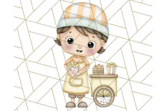Tiny Zoo Friends Clipart, Cute Cartoon Zoo Animals PNG Product Image 5