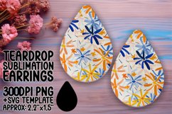 Botanical Teardrop Earring Styles Product Image 1