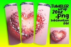 Joyful Sipping with 3D Heart Tumblers Product Image 1