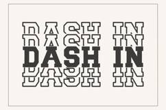 Norwester Stacked - Bold Varsity Block Font Product Image 8