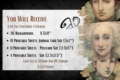 Pastel Color Renaissance Portrait Product Image 9