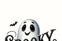 Spooky Season Ghost, Digital Download for T-shirt Designs Product Image 2