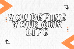 Birdsun Outline - Whimsical &amp; Playful Handwritten Font Product Image 8