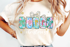 Tropical Merry Christmas Sublimation, Christmas Png Product Image 3