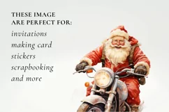santa claus clipart, christmas clipart sublimation Product Image 3