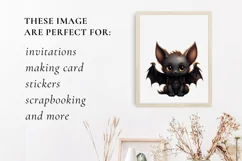 Cute Halloween Bat Clipart Png for sublimation Product Image 3
