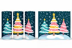 Christmas Tree Tumbler Sublimation. Christmas Tumbler Design Product Image 2