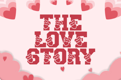 Norwester Valentine - Bold Varsity Love Font Product Image 8