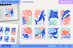 Ocean Animals Stickers | Summer Underwater Sticker Bundle Product Image 1