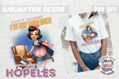 Pin Up Girl Sublimation Design Sarcastic Quote Tshirt Joke Product Image 1