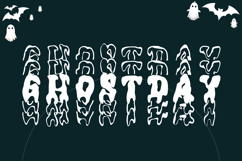 Birdsun Melted Stacked - Playful Drippy Font Product Image 8