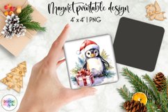 Magnet Sublimation | Watercolour Christmas Magnet Product Image 1
