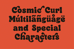 Cosmic Curl Font Product Image 10