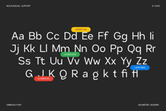 Orbigon - Geomtric Corporate Sans Serif FOnt Product Image 9