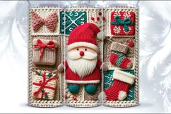 4 Christmas Seamless Tumbler Wrap 20 oz Product Image 3
