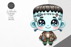 Halloween clipart, Frankenstein clipart, Autumn clipart Product Image 1