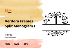 Verdora Split Frames Monogram Product Image 1