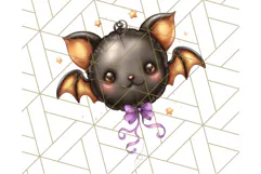 Pastel Goth Halloween PNG Clipart, Creepy Cute Art Product Image 5