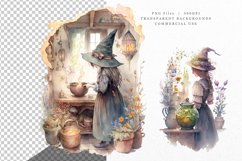 Halloween clipart, Witch clipart, Autumn clipart Product Image 4