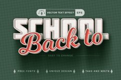 Set 10 School Editable Text Effects | Font Styles Product Image 11