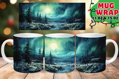 Xmas Snowscape Sublimation Wrap 11oz 15oz Product Image 1