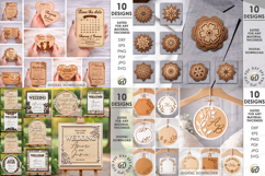 3D Wedding Mega Bundle Laser cut. Wedding decoration SVG Product Image 4