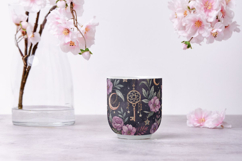 Cute Purple Flowers Pattern Bundle, Seamless Watercolor Product Image 9