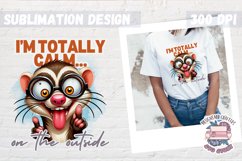 Funny Sarcasm Sublimation design PNG Quote Animal Product Image 1