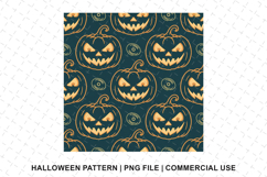 Halloween Pumpkin Pattern Png | Sublimation | Digital Paper Product Image 1