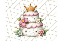 Princess Tea Party PNG Clipart with Teacups & Fancy Treats Product Image 5