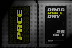 Dark Turbo - Bold Italic Racing Font Product Image 9