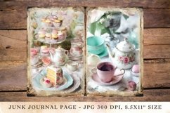 Printable Junk Journal Pages tea and cake party 7 Product Image 1