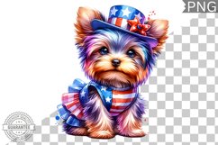 4th of July Dog Sublimation - Clipart PNG Design Product Image 1