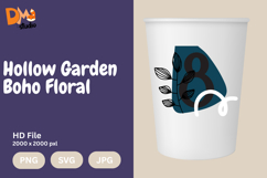 Hollow Garden Boho Floral Monogram Product Image 1