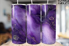 Purple Luxury Alcohol Ink Tumbler Wrap -High Quality 300 Dpi Product Image 1