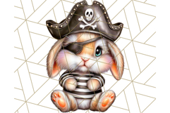 Halloween Bunny Clipart, Cute Bunnies in Costumes PNG Product Image 5