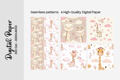 Nursery Boho digital paper Seamless backgrounds Product Image 1