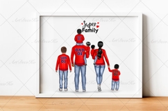Hockey Family clipart: &quot;HOCKEY CLIPART&quot; Hockey jerseys PNG Product Image 3